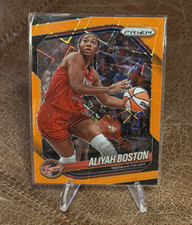 Panini 2025 WNBA Prizm Aliyah Boston #75 Indiana Fever Orange Prizm