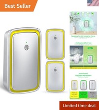 3 Pack Air Purifier Plug In,Air Ionizers for Home,Portable Negative Ion Air Fres