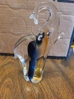 Beautiful  Murano Italian Glass Elephant Figurine Ferro Lazzarini