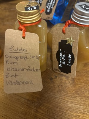 200 ml Likör, Orange-Zimt, Selbst Gemacht, Homemade