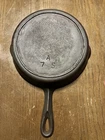 Vintage BSR Red Mountain Cast Iron Skillet No. 7 A 7 S Birmingham Stove & Range
