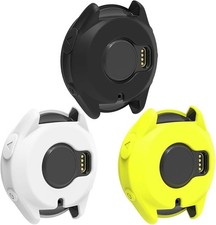 3 Pack Silicone Watch Case for Garmin Forerunner 965 Protective Cover Smartwatch