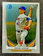 2014 Bowman Chrome Prospects RC JACOB DEGROM BCP-73 1st Mets/Rangers 