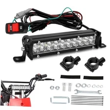 Universal Dirt Bike Light Bar Kit for 110cc 125cc Pit Bike CRF110 KLX110 
