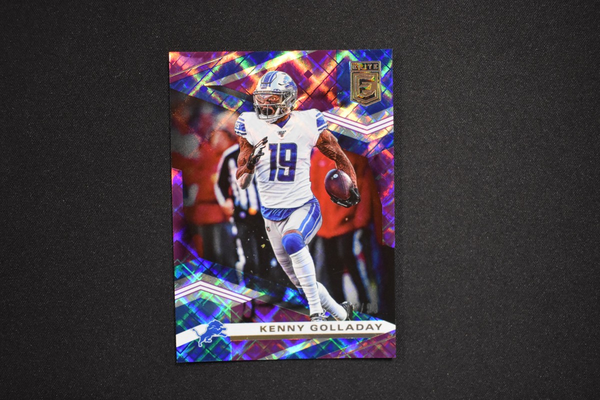 Kenny Golladay 2020 Panini Donruss Elite Purple /99 Parallel Detroit Lions #67