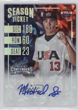 2016 Panini Elite Extra Edition Cracked Ice 19/24 Mike Siani #18U-MS Auto 0g4