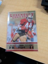 2011 Tom Rathman Contenders Legendary #22 49ers 44/50 Jersey Number Match! ZS