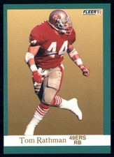 1991 Fleer - Tom Rathman #362