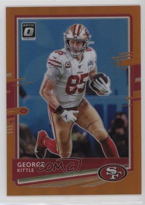 2020 Panini Donruss Optic Orange Prizm 18/199 George Kittle #87 15ej