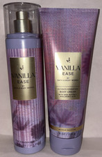 NEW Bath  Body Works VANILLA EASE Fragrance Mist And Body Cream