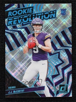 2024 Panini Donruss Rookie Revolution Cosmic 87/100 JJ McCarthy #3 RC 0d75