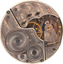 1917 ELGIN POCKET WATCH MOVEMENT 19934241 GRADE 313 16s 15j QD 