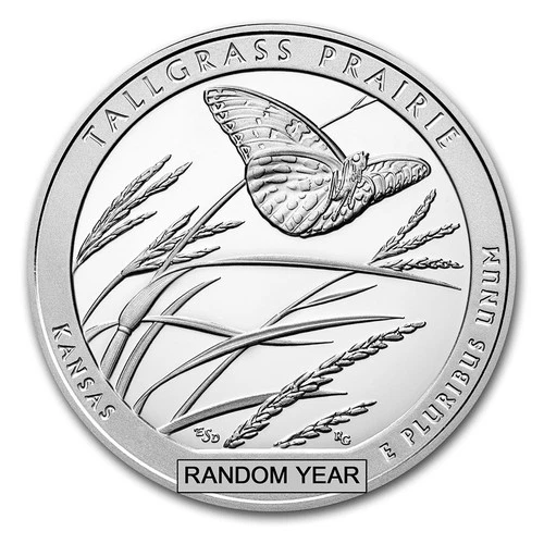 5 oz Silver ATB (Random Year) BU