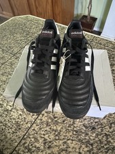 ADIDAS Mundial Team Black/White Soccer Shoes /Cleats Size 8US/Male