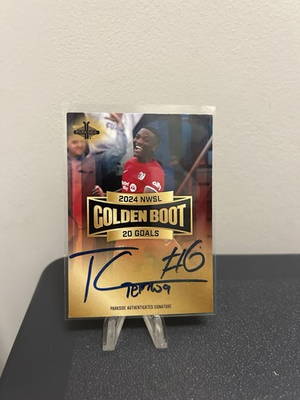 #ad 2025 Parkside NWSL Vol 1 Temwa Chawinga Auto Golden Boot KC Current 200 $79.79