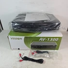 Vision Stereo Karaoke Amplifier AV-1300 Hi-Fi PA Mic Inputs Boxed Cables Manual