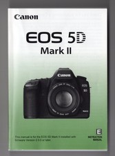 Canon EOS 5D Mark II Genuine Camera Instruction Manual / Guide In English