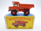 VINTAGE MATCHBOX LESNEY No.28d MACK DUMP TRUCK IN ORIGINAL BOX 1968