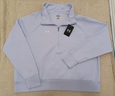 Under Armour Women's UA Rival Fleece Pullover Sweatshirt Zip plus Size 2X