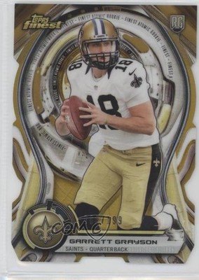 2015 Finest Atomic Rookie Die-Cuts Gold Refractor 68/199 Garrett Grayson RC 3c9