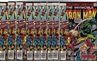 IRON MAN #97 9 ISSUE DEALER LOT 1977 VINTAGE MARVEL COMICS LOT NICE CONDITION