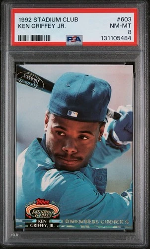 1992 Topps Stadium Club - Members Choice Ken Griffey Jr #603 - PSA 8