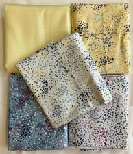 FAT QUARTER BUNDLE OF 5-100 COTTON - FQ609