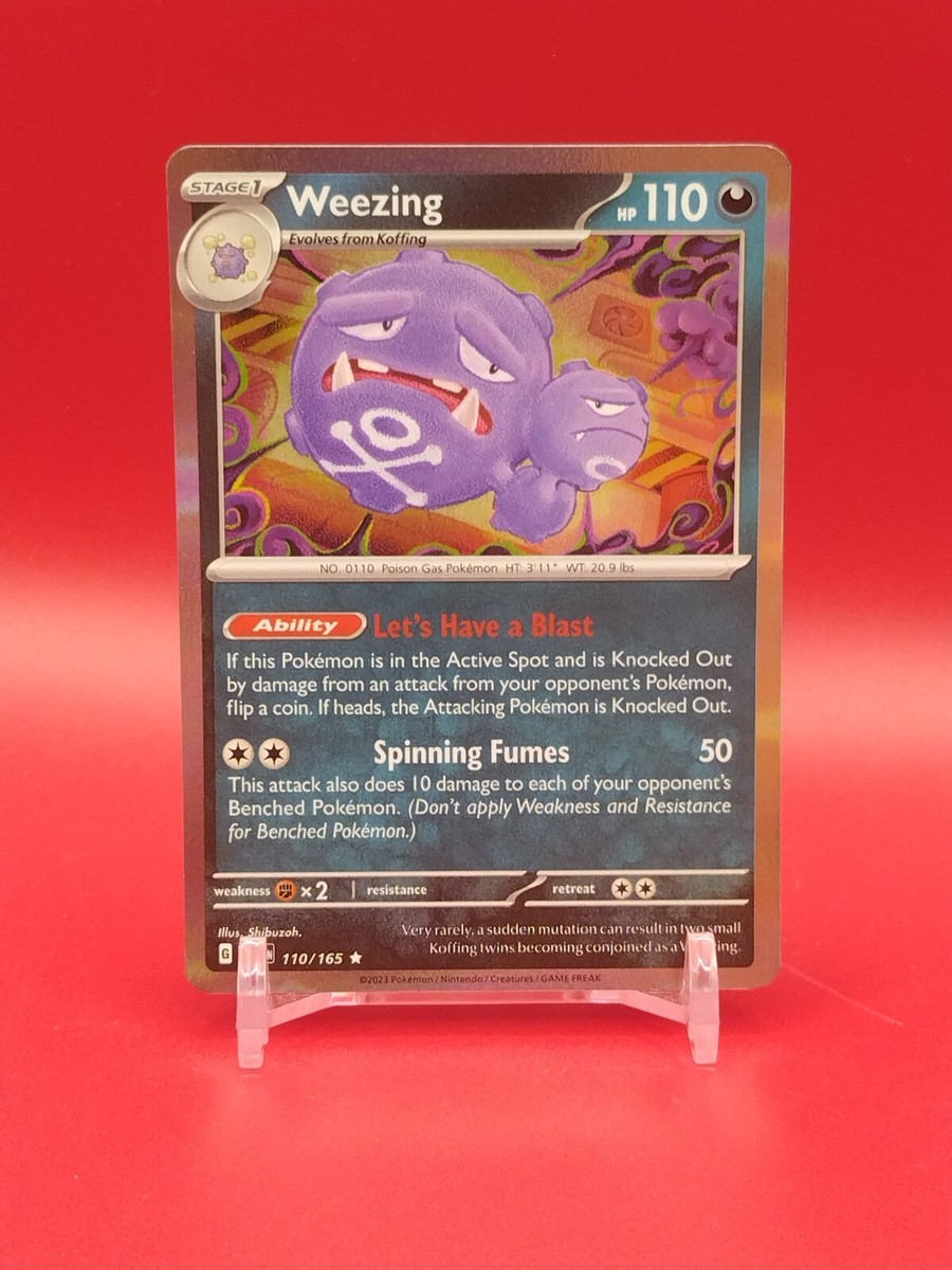 美品 マタドガス eカード キラ十字ホロ 101/128 Weezing 151 Pokémon - 151 - Weezing - Rare Holo - 110/165 - ENGLISH | eBay