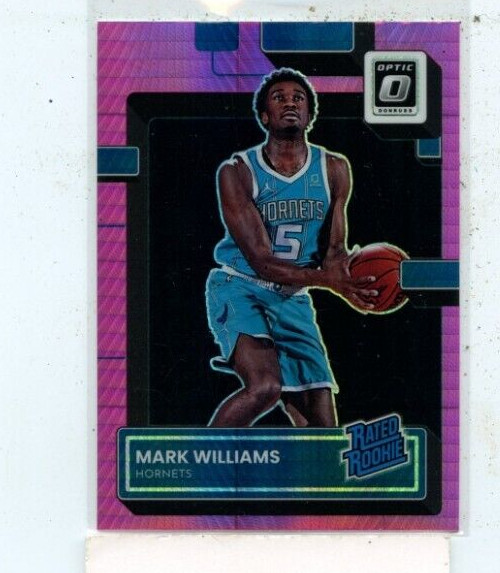 MARK WILLIAMS 2022-23 Panini Donruss Optic  Hyper Pink Rookie Card #245