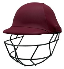 Cricket Helmet Cover by Designer Helmet Covers - Maroon