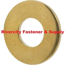 7/16 Brass Flat Washers 7/16" Inch Washer 7/16 x OD:  1-1/8 Washers