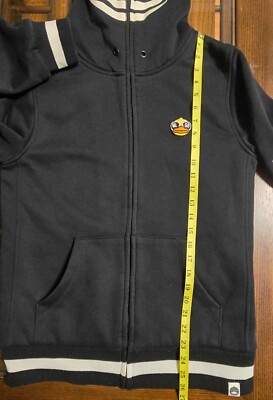 B.Duck Full Zip Up Hoodie for Men Over Face Graphic Hoodie
