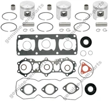 Polaris XLT 600 Engine Rebuild Kit Pistons Full Gasket Crank Seals Std 95 96 97