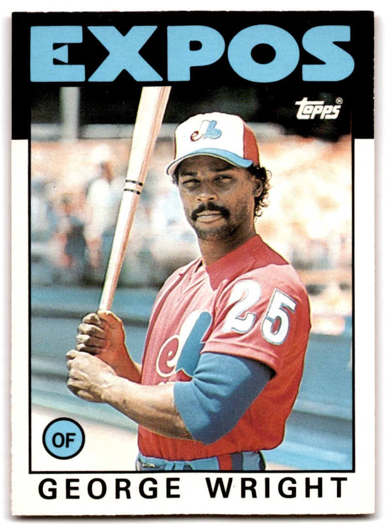 1986 Topps Traded George Wright Montreal Expos #128T | eBay