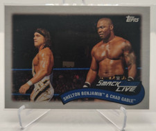 2018 Topps Heritage WWE Tag Teams and Stables TT10 Shelton Benjamin & Chad Gable