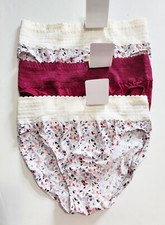 3 Warner's Lace Hi Cut Panty Multi 5109 Sz 6/M - NWT