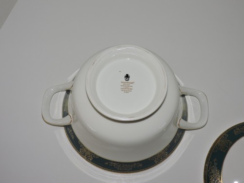 VINTAGE WEDGWOOD AGINCOURT BLUE COVERED SERVING BOWL - 第 4/5 張圖片