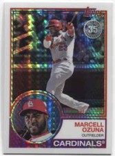 2018 Topps Update MARCELL OZUNA 1983 Silver Pack Chrome - CARDINALS - #116