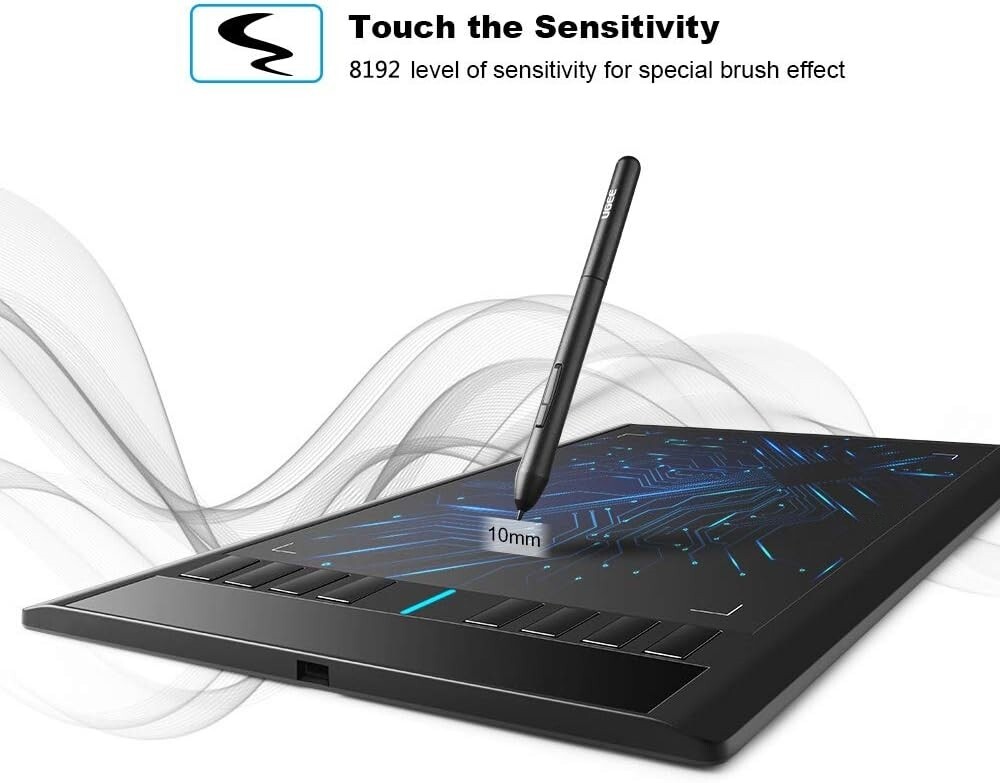 Tableta 10x6 Pluma De Dibujo Digital Para Graficos Grafica Digitalizadora NUEVO