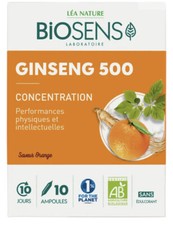 Biosens Ampoules Ginseng 500 BIO