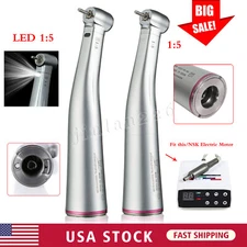 Dental 1:5 (LED) Increasing Handpiece Fit NSK Brushless Electric Micro Motor US