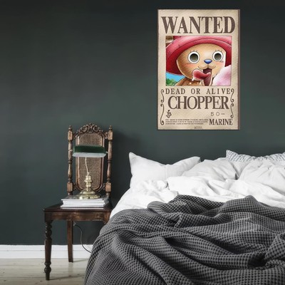 92089 ONE PIECE ANIME MANGA WANTED CHOPPER Decor Wall Print Poster