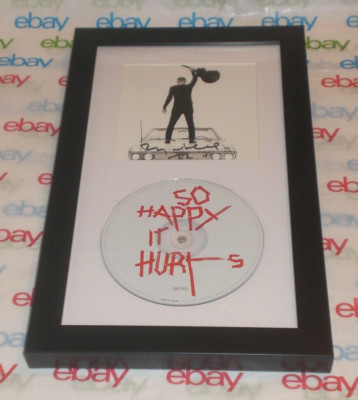 BRYAN ADAMS SIGNED & FRAMED SO HAPPY IT HURTS CD DISPLAY AUTO COA RECKLESS 11 B