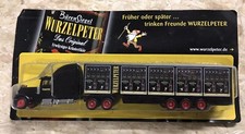 werbetrucks 1:87, Wurzelpeter, Bären Siegel, Selten, Rarität, Miniatur, Lkw, Ovp