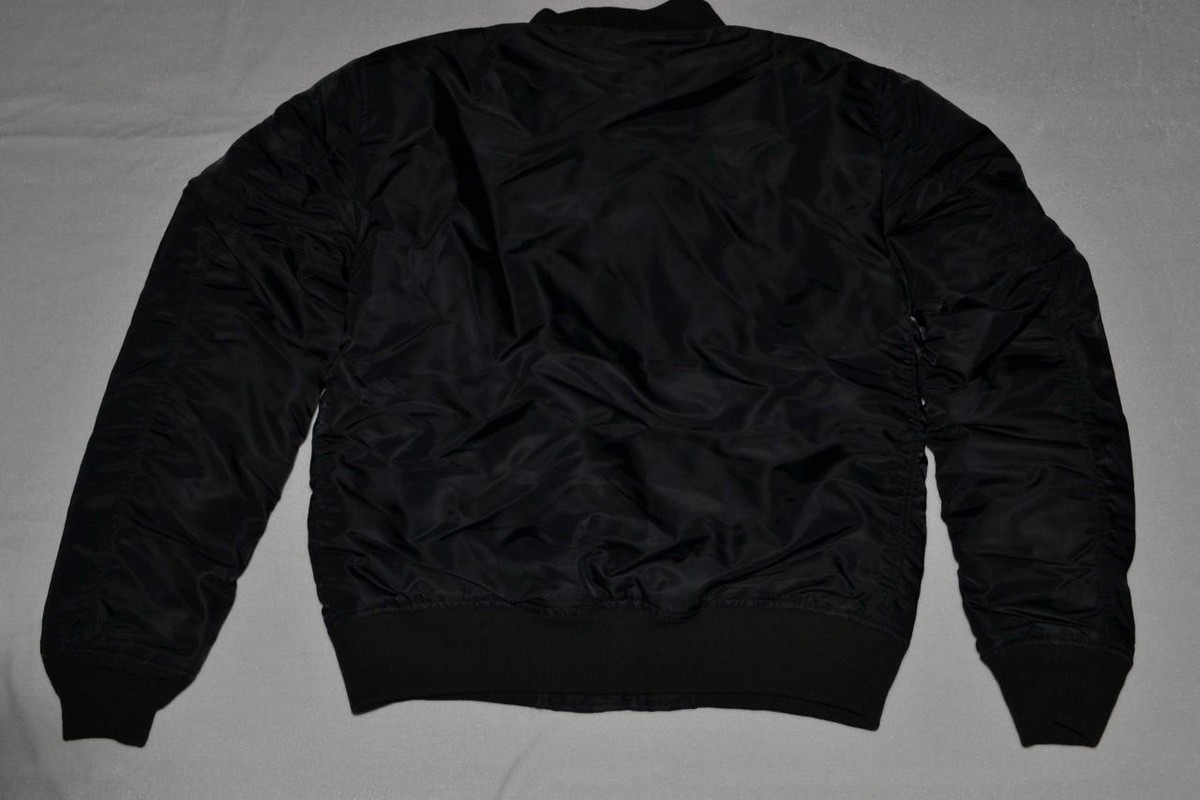 AUTHENTIC Schott NYC MA-1 FLIGHT 9628 Jacket BLACK ALL SIZES AUTHENTIC Schott NYC MA-1 FLIGHT 9628 Jacket BLACK ALL SIZES