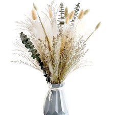 Natural Dried Flower Bouquet17" Dried Flowers for DecorationDried Floral Arra...