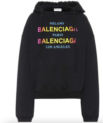 BALENCIAGA Cropped City Hoodie | eBay