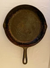 Vintage No. 8 Cast Iron Skillet Frying Pan - No Name