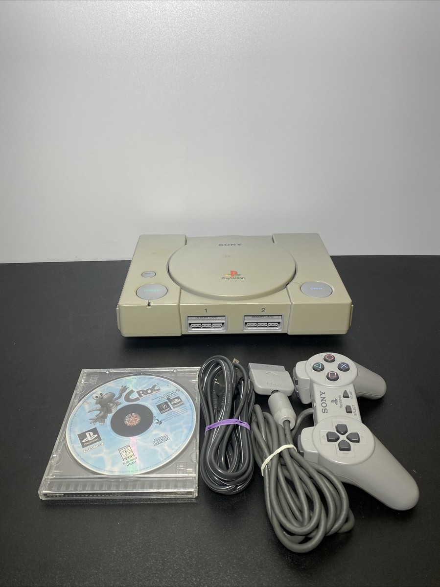 Sony Playstation PS1 Model SCPH-5501 With Game, Controller