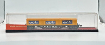 N Scale Rowa 7102 DB Container Wagon With Case